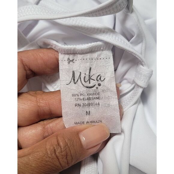 Mika Wayara White Yoga Bodysuit M - Picture 7 of 10